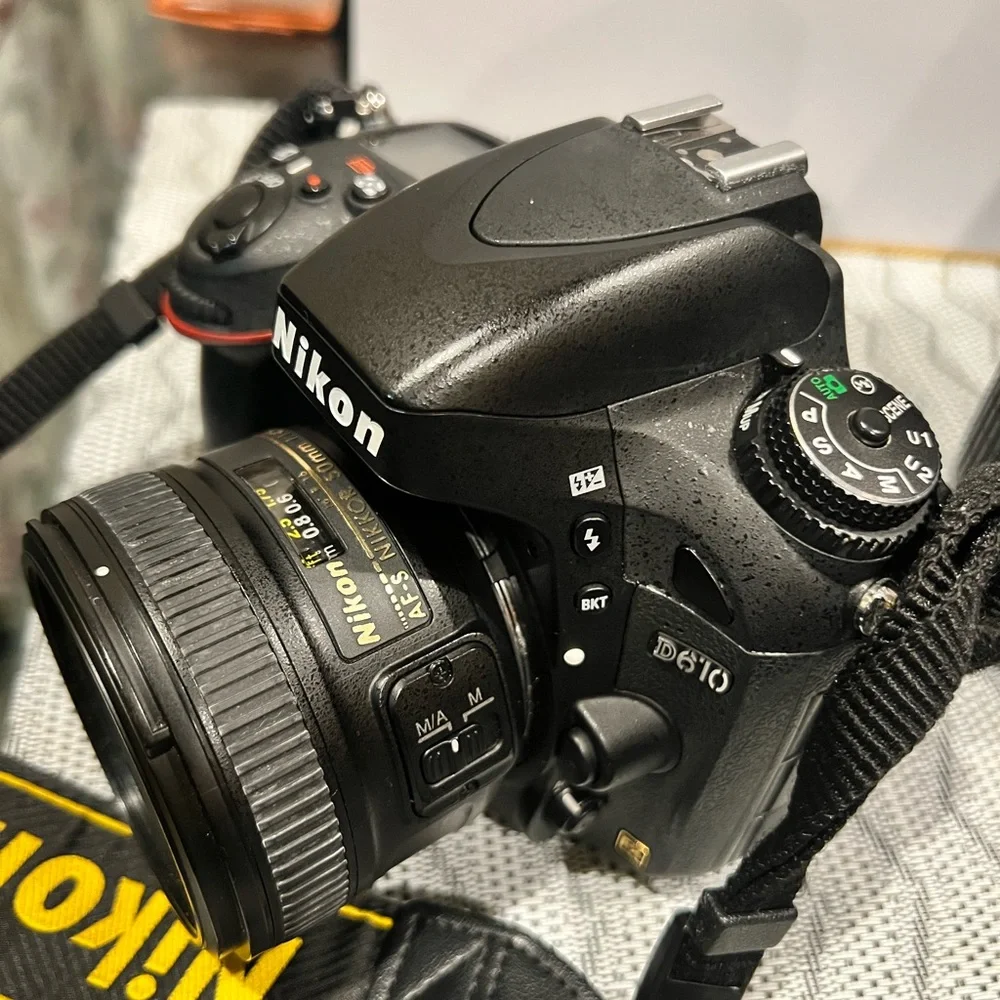 DSLR D610, lens and accessories
